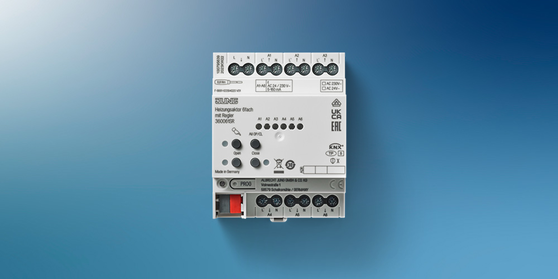 KNX Heizungsaktor 6-fach bei GERBER Spanndecken und Elektrotechnik GmbH in Würzburg