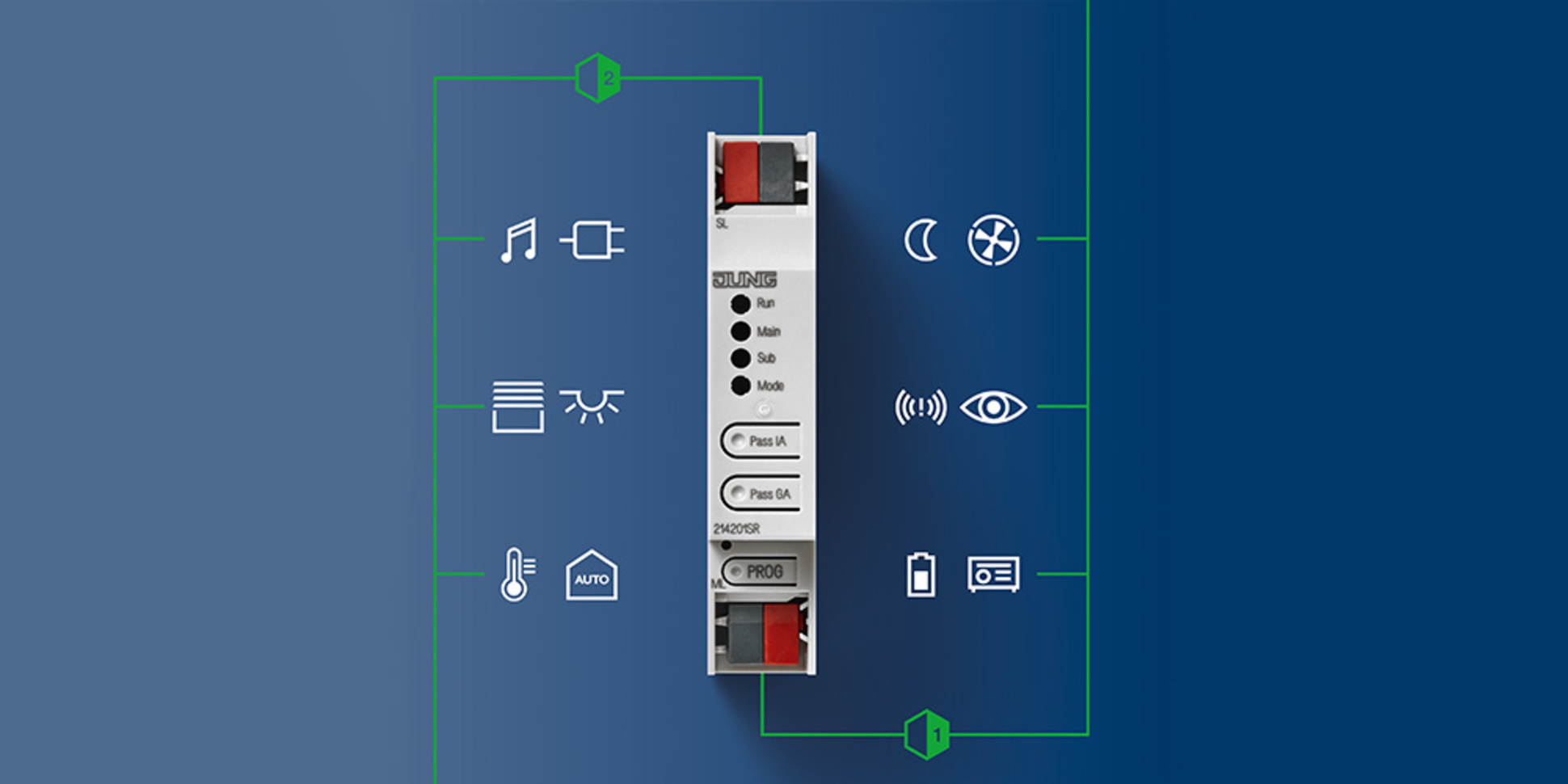 KNX Bereichs- und Linienkoppler bei GERBER Spanndecken und Elektrotechnik GmbH in Würzburg